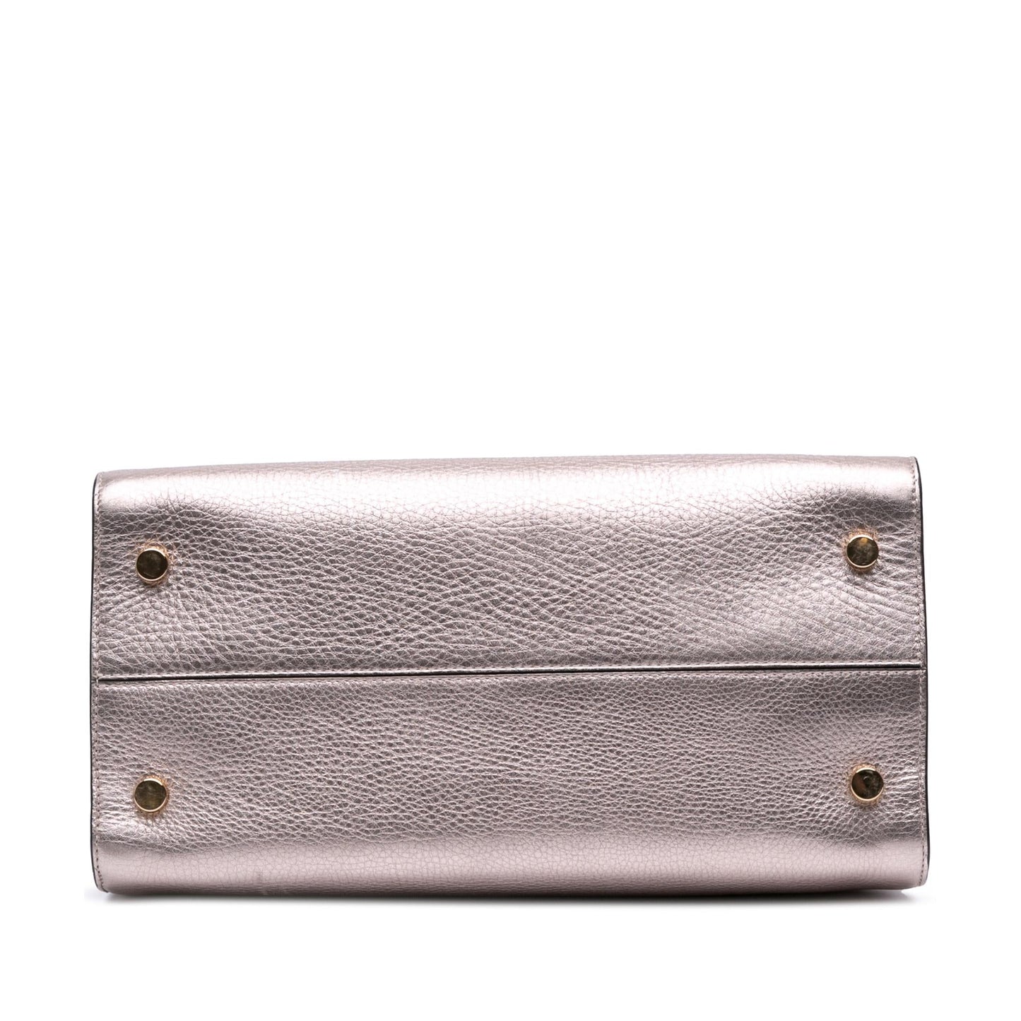 Dior Metallic Grained Calfskin ever Satchel Medium Satchel Bag