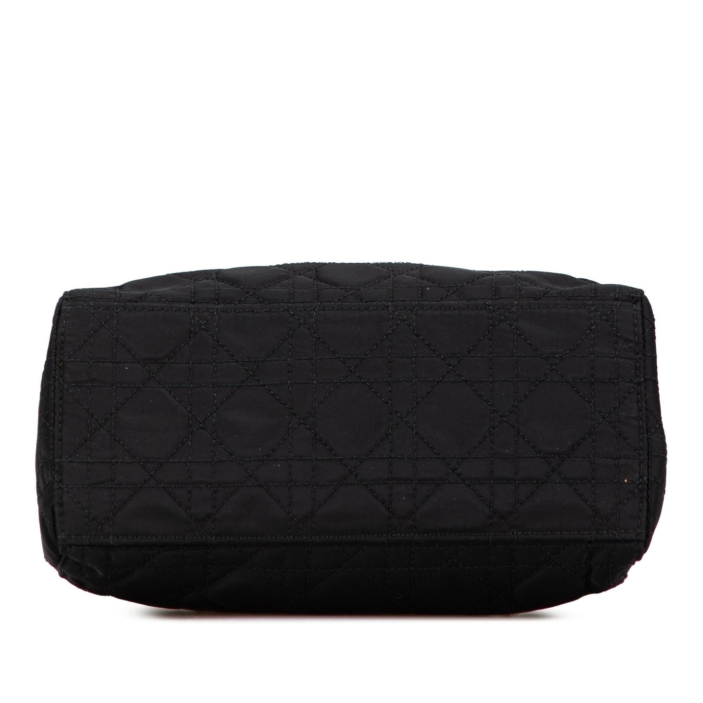 Dior Cannage Lady Satchel Bag Nylon Medium