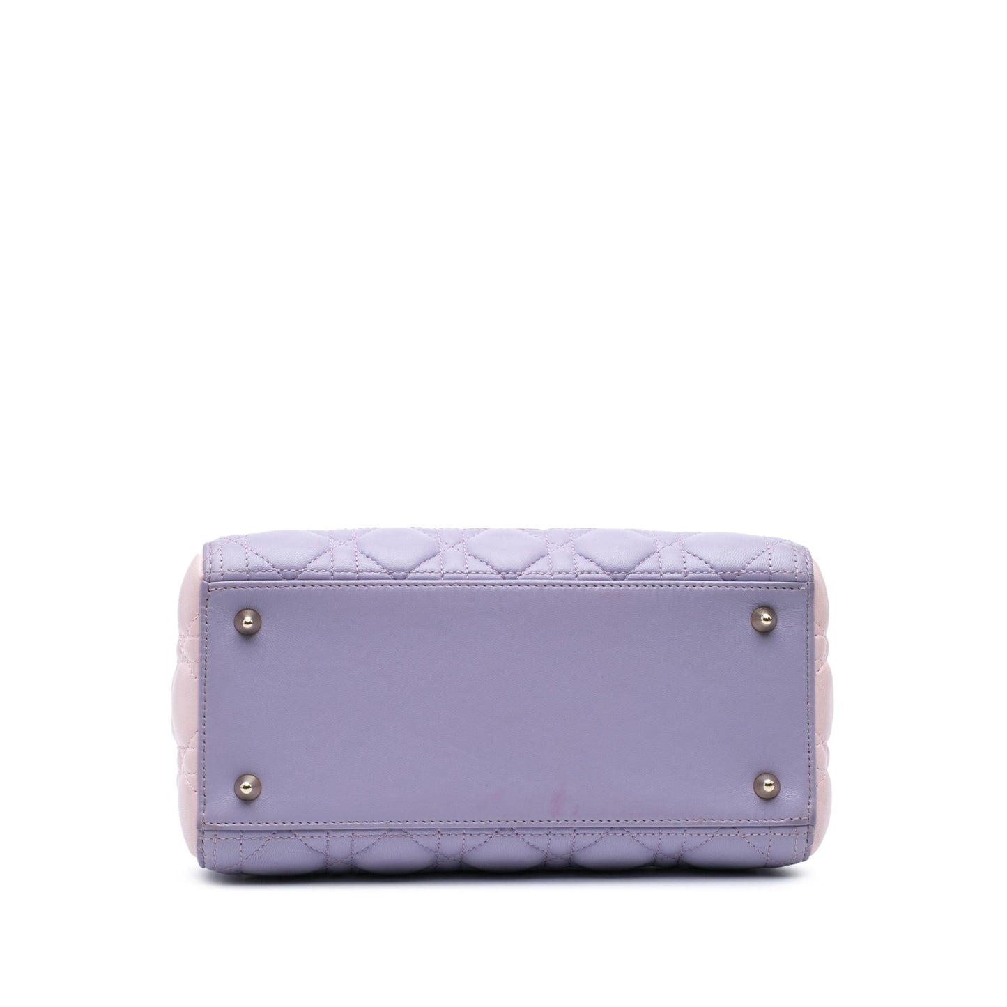 Dior Tricolor Cannage Lady Satchel Bag Lambskin Medium Lady Dior 1