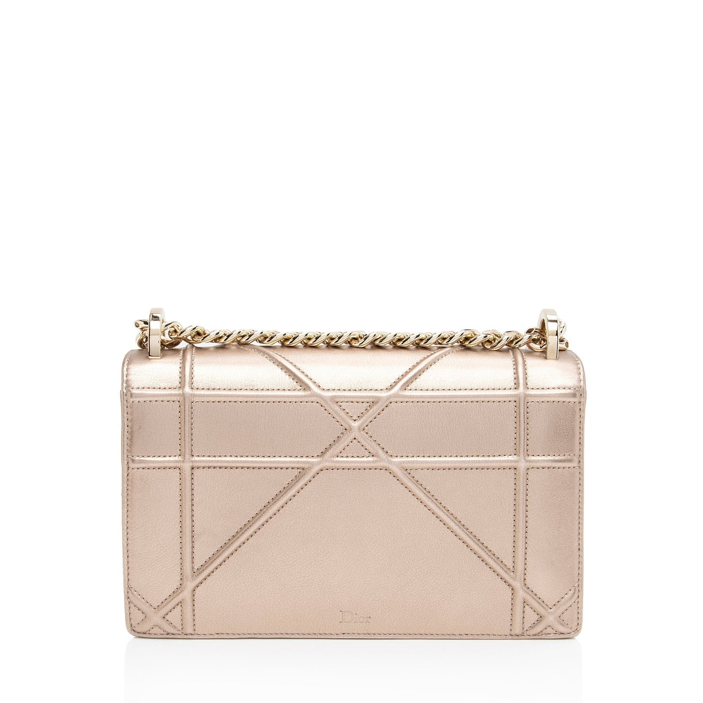 Dior Metallic Calfskin ama Shoulder Bag Medium