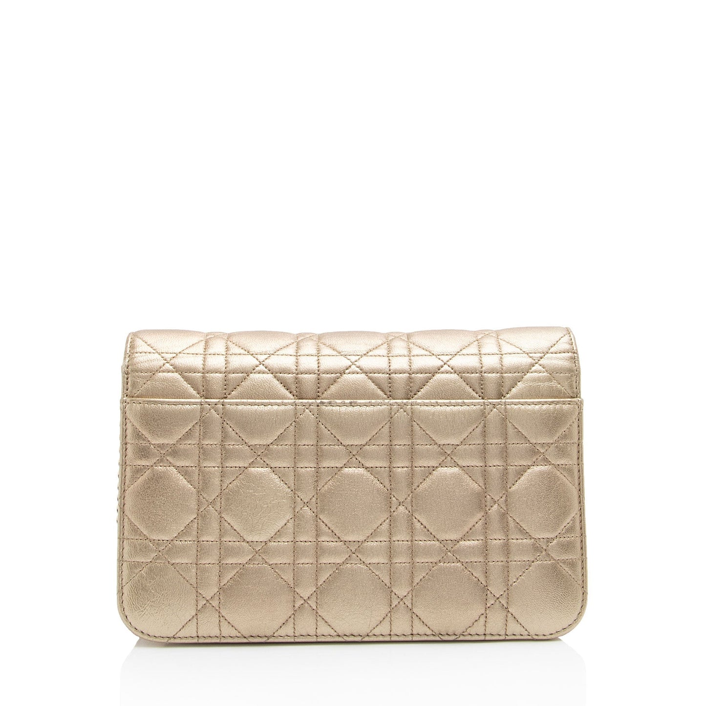 Dior Metallic Cannage Miss Promenade Crossbody Shf 79Db0Q Lambskin Crossbody Bag