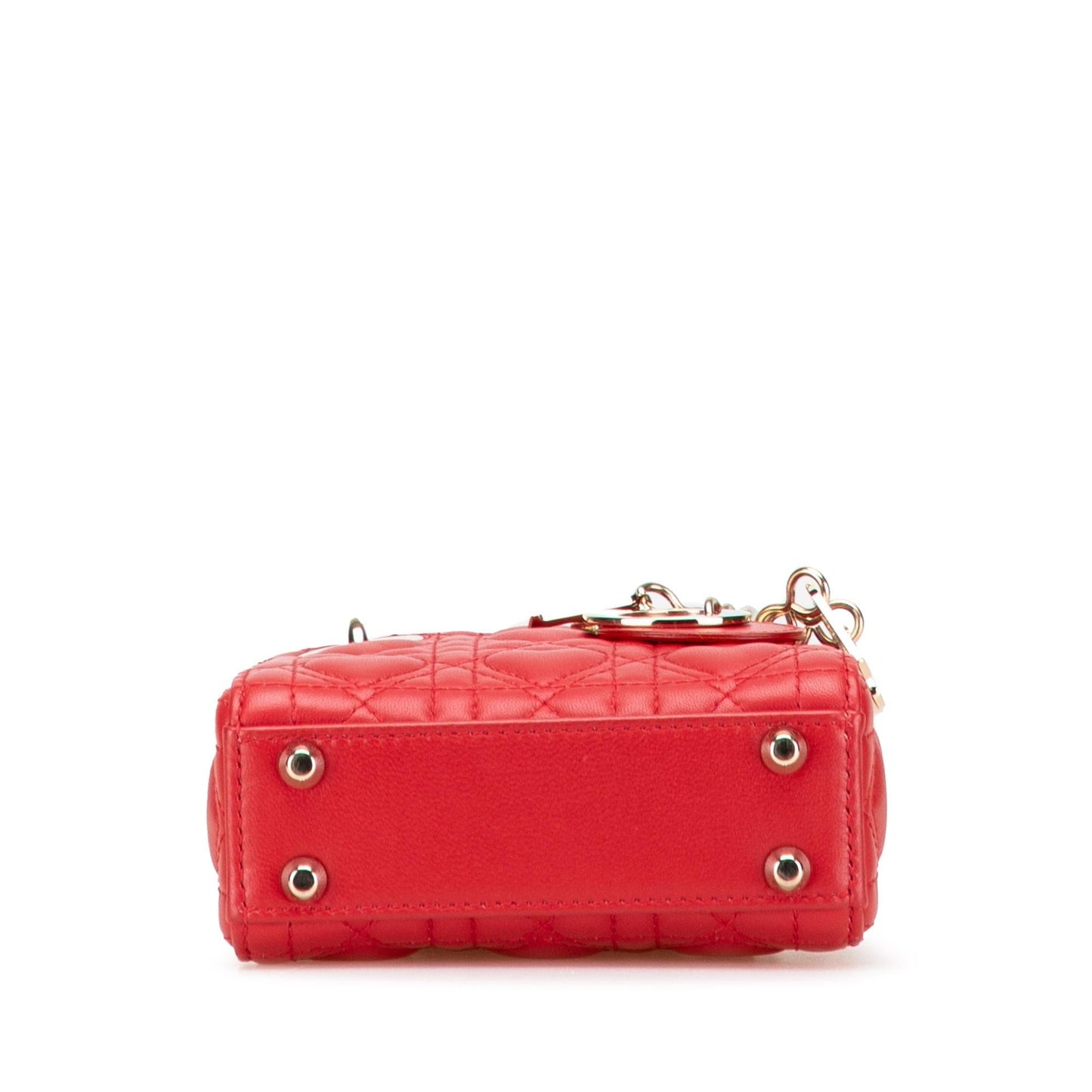 Dior Calfskin Cannage amour Lady Satchel Bag Micro