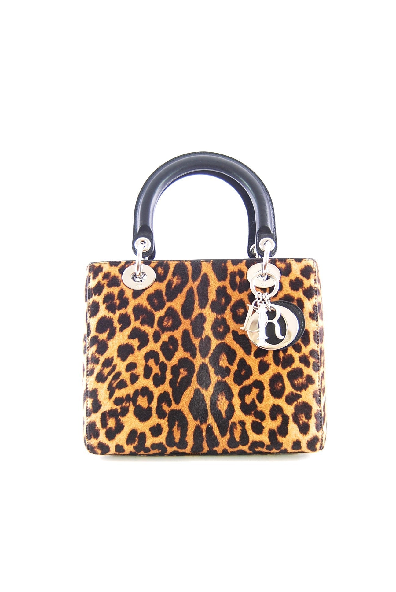 Dior Lady Cheetah Print Bag Mini Travel Bag