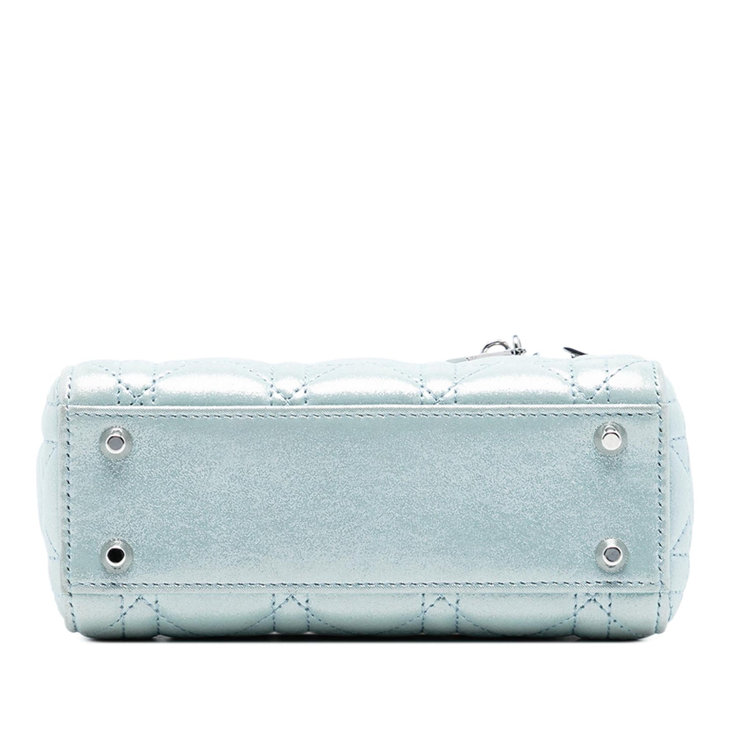 Dior Iridescent Cannage Lady Satchel Bag Lambskin Mini Lady Dior 14