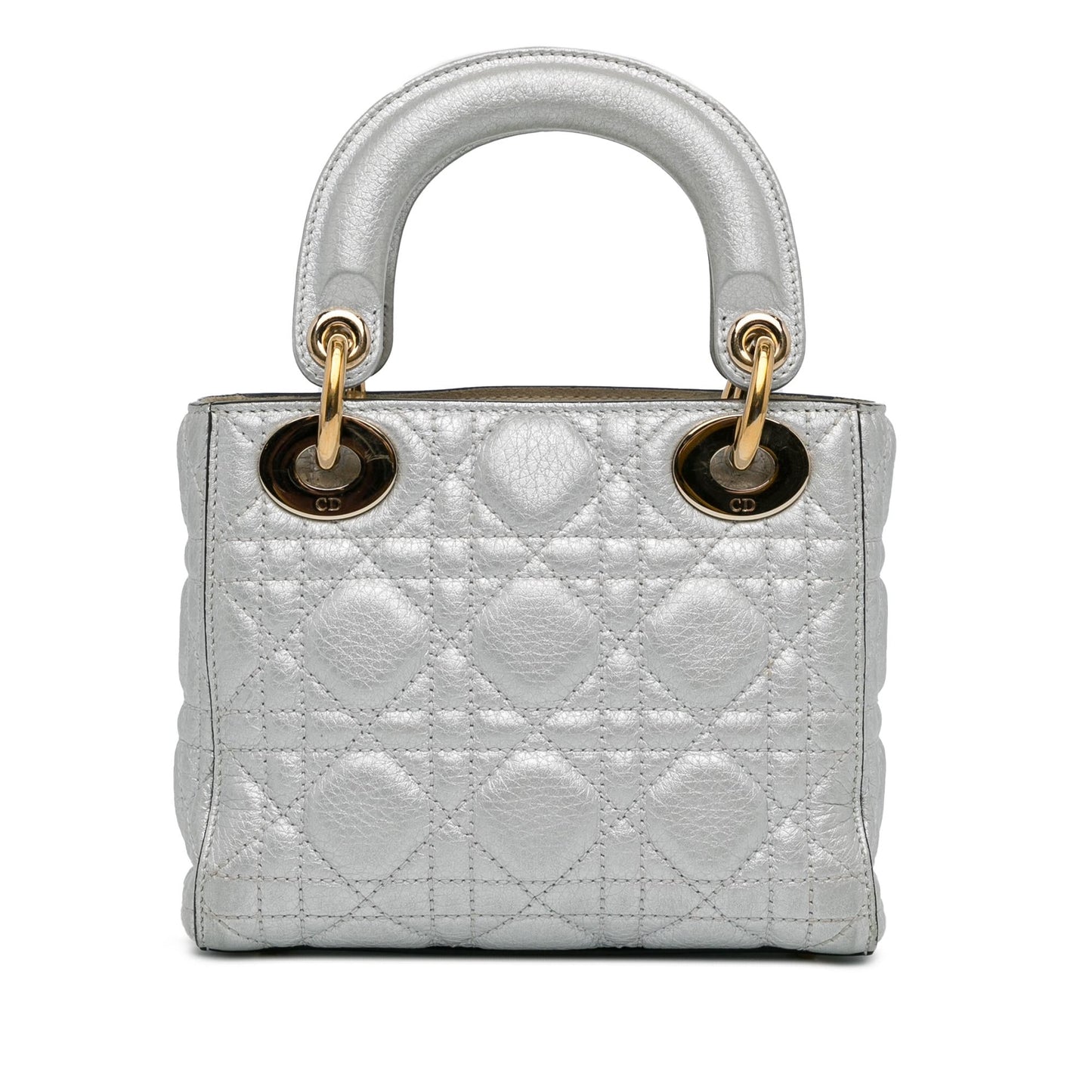 Dior Metallic Calfskin Cannage Supple Lady Shg Sgmkqy Satchel Mini Satchel Bag