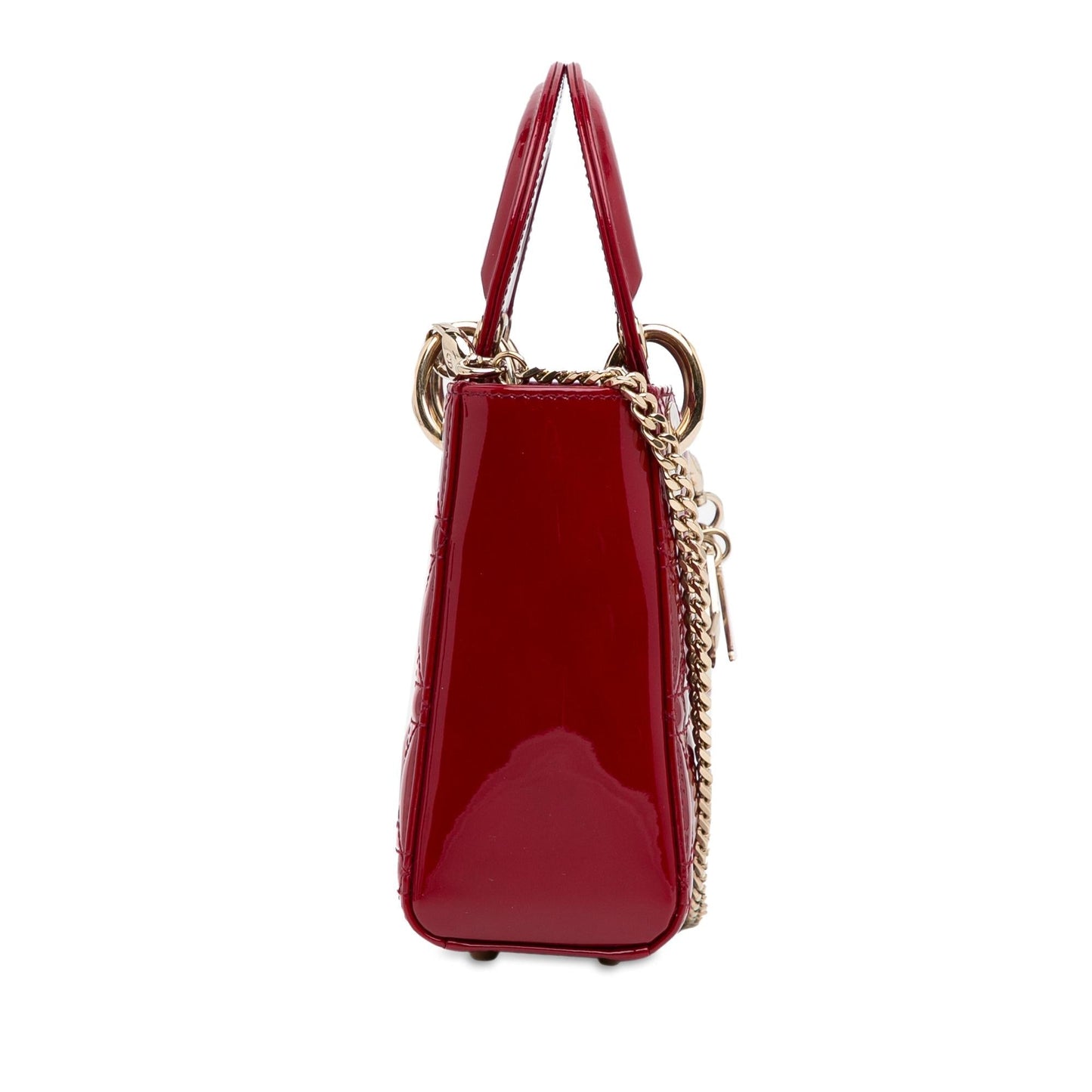 Dior Cannage Lady Shg Xyzm3W Satchel Bag Patent Mini