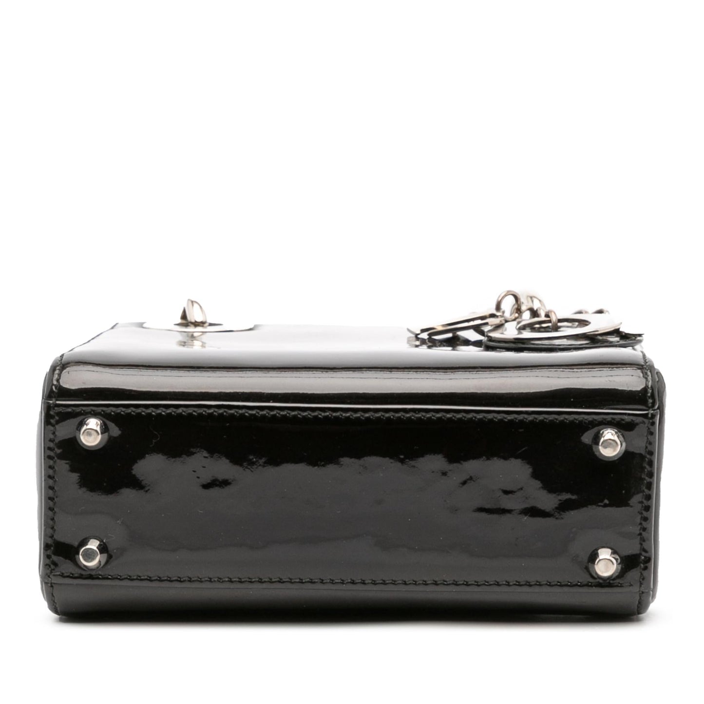 Dior Lady Satchel Bag Patent Mini Lady Dior 1