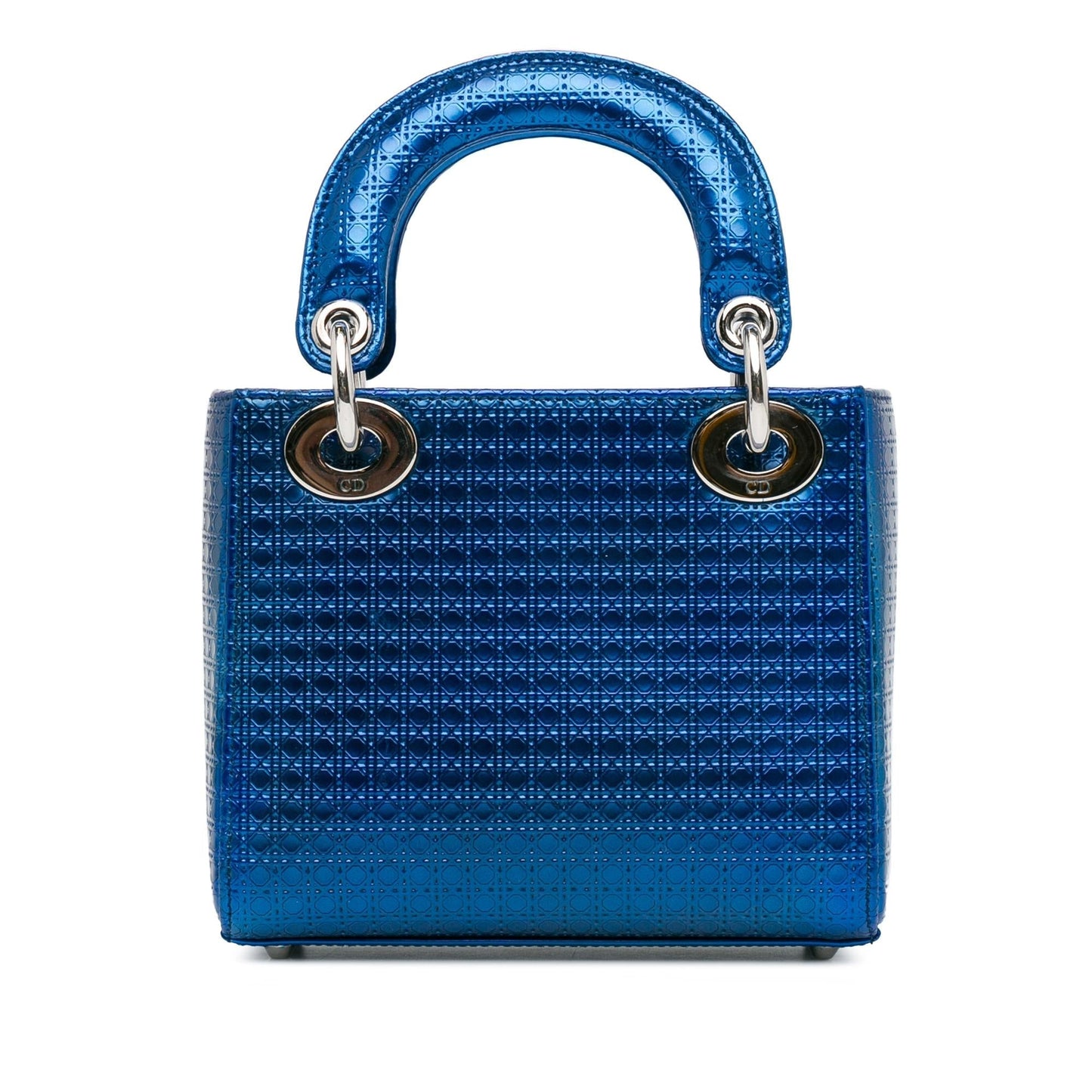 Dior Microcannage Lady Shg Tnloax Satchel Bag Patent Mini