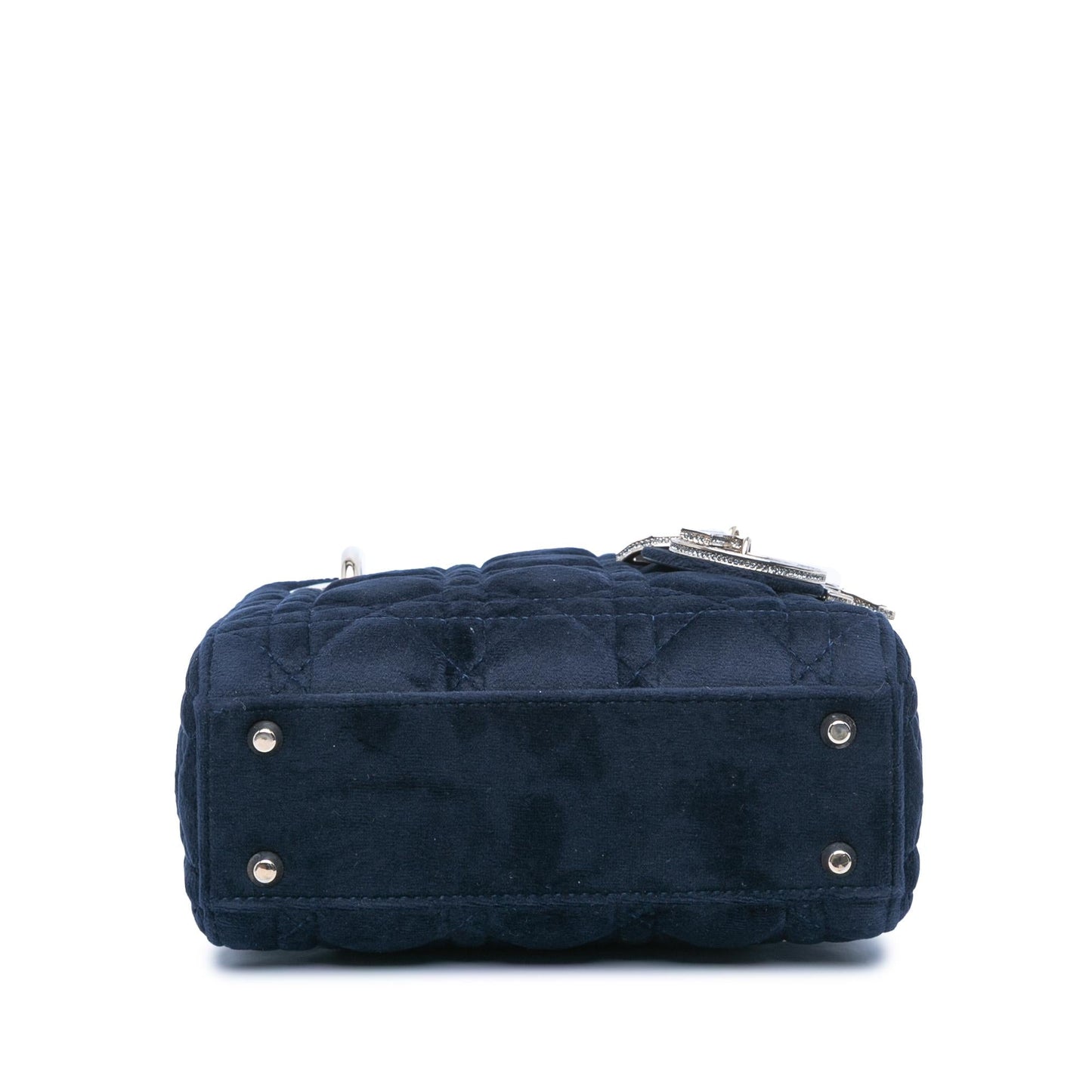Dior Velvet Cannage Lady Satchel Bag Mini Lady Dior 2