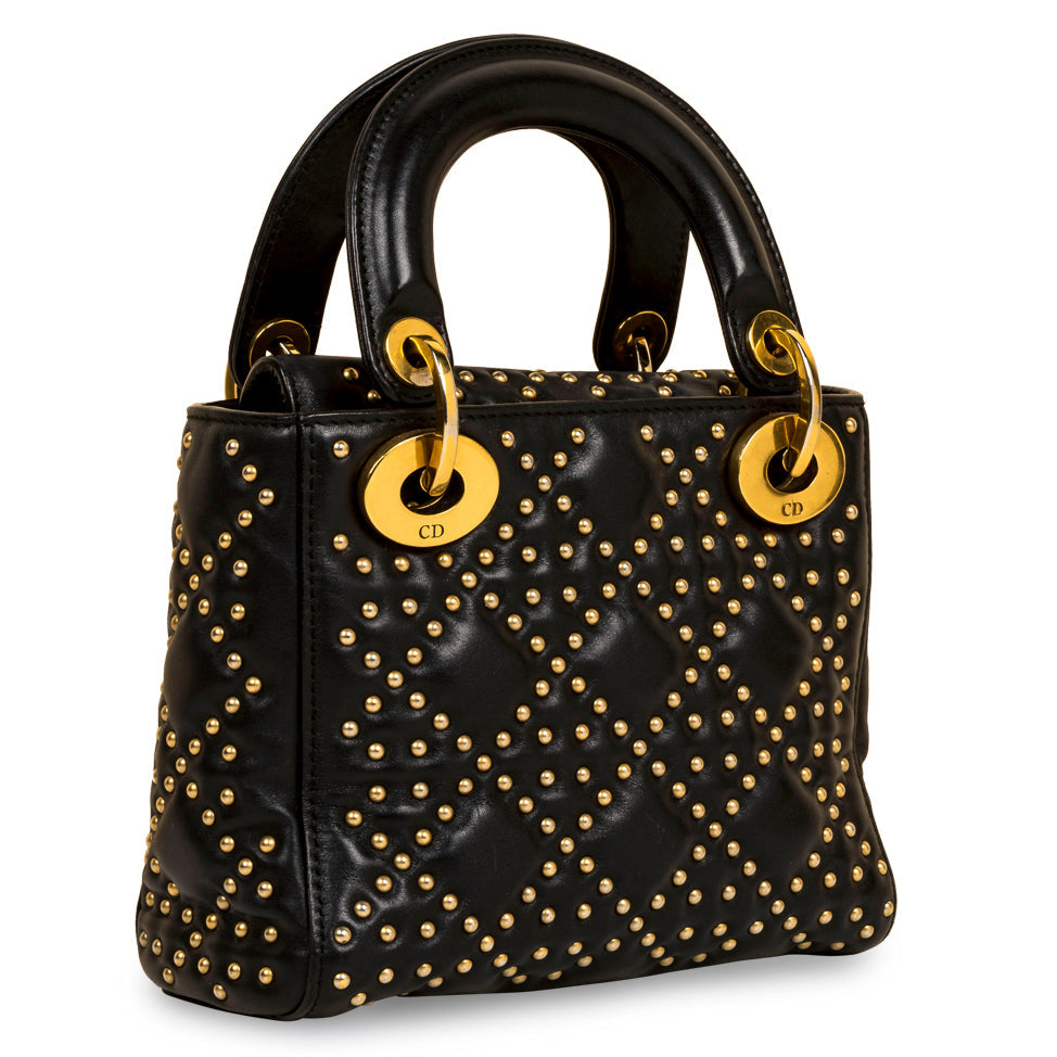Dior Christian Lady Studded Crossbody Bag Mini