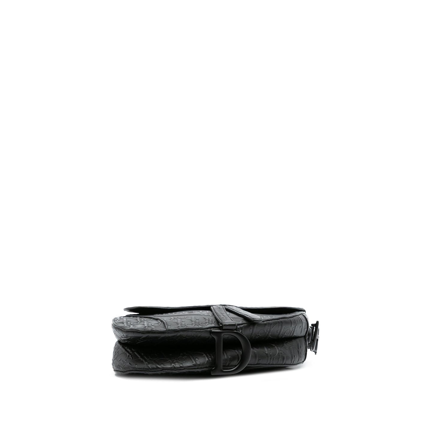 Dior Oblique Calfskin Saddle Bag Embossed Shoulder Bag Saddle Bag 1