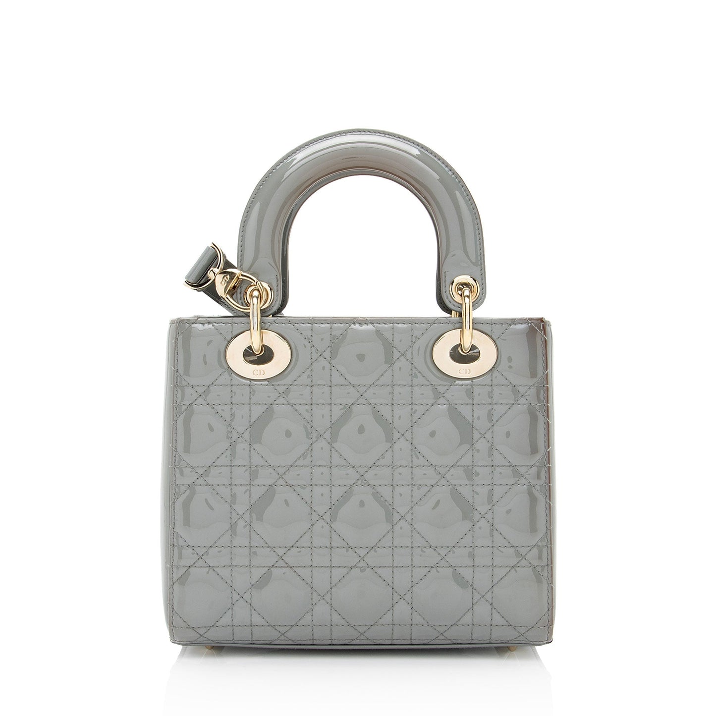 Dior Lady Tote Shf Frtmgi Leather Patent Small Tote Bag