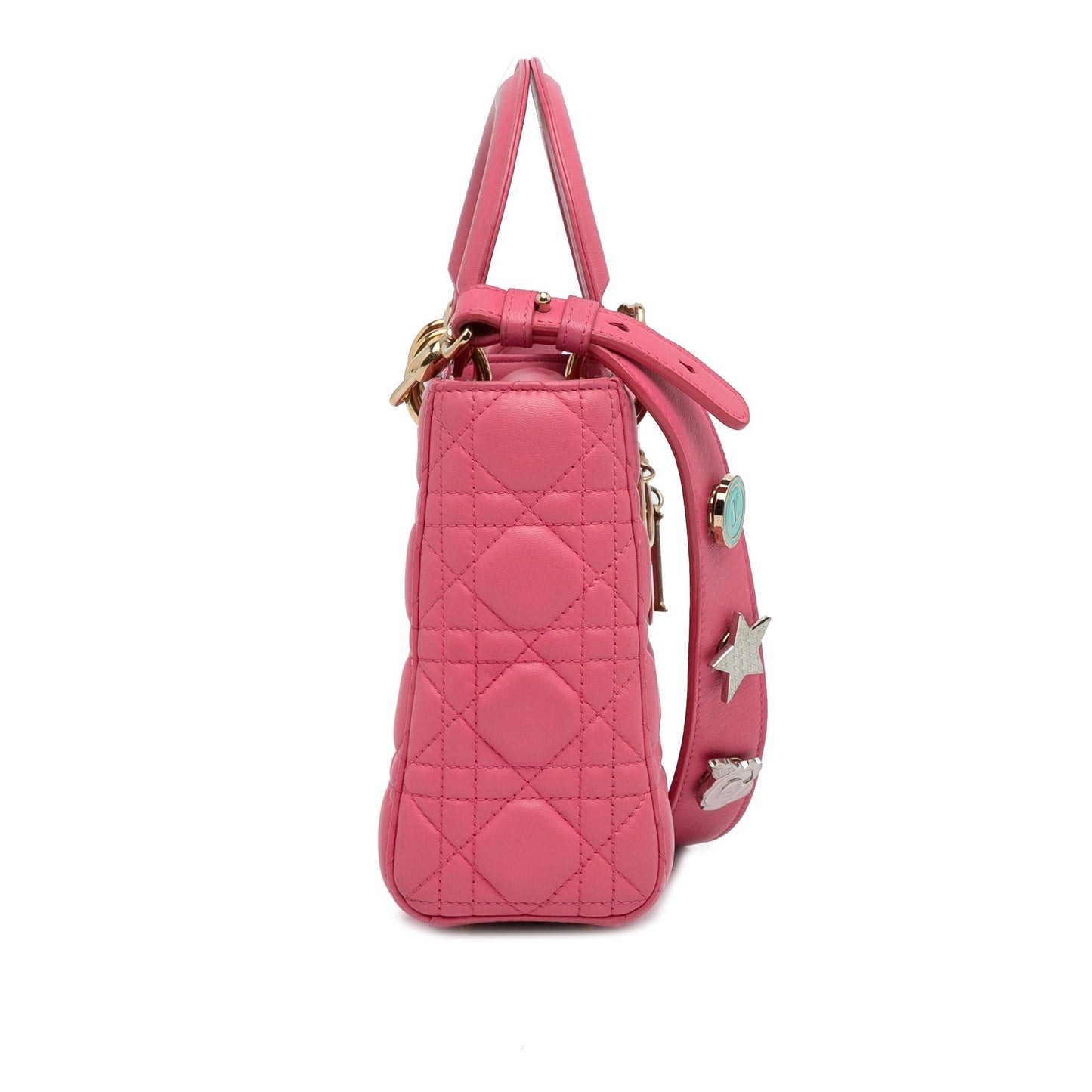 Dior Cannage Lady My Abc Shg Fsujp1 Satchel Bag Small