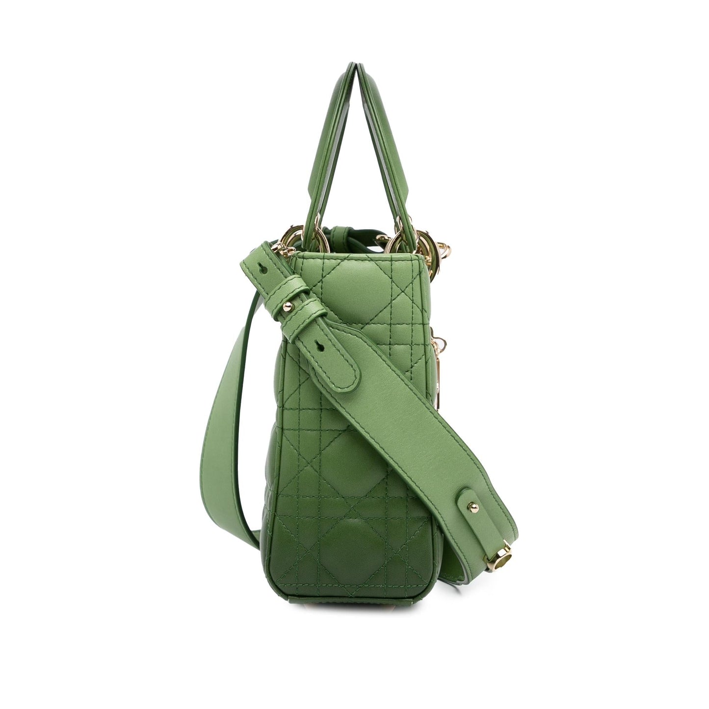Dior Cannage My Abc Lady Shg Afsyck Satchel Bag Lambskin Small