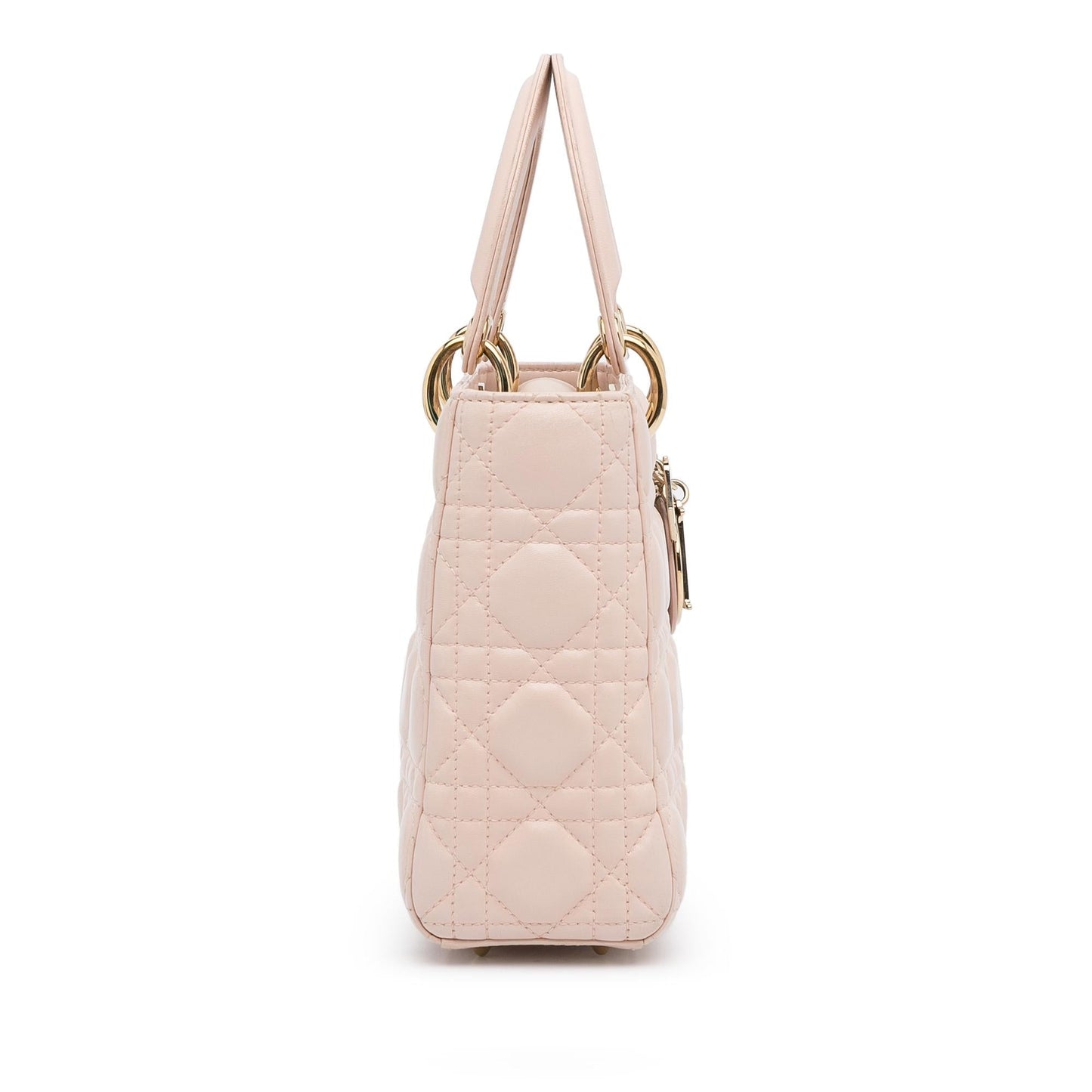 Dior Cannage My Abc Lady Satchel Bag Lambskin Small Lady Dior 10