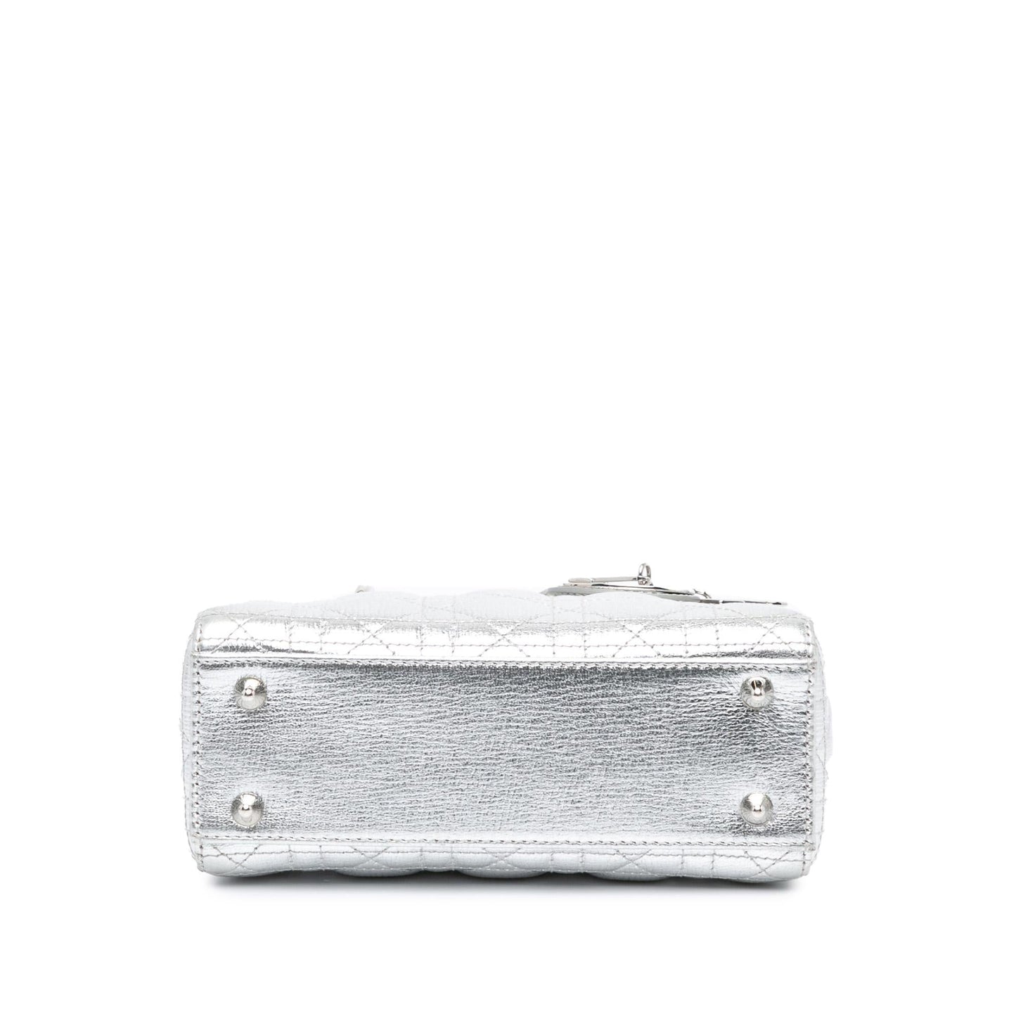 Dior Metallic Grained Calfskin Cannage My Abc Lady Satchel Small Satchel Bag Dior Shg Q7Lbcq