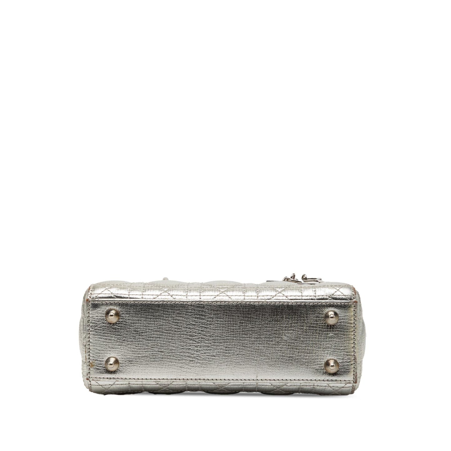 Dior Metallic Grained Calfskin Cannage My Abc Lady Satchel Small Satchel Bag Lady Dior 8