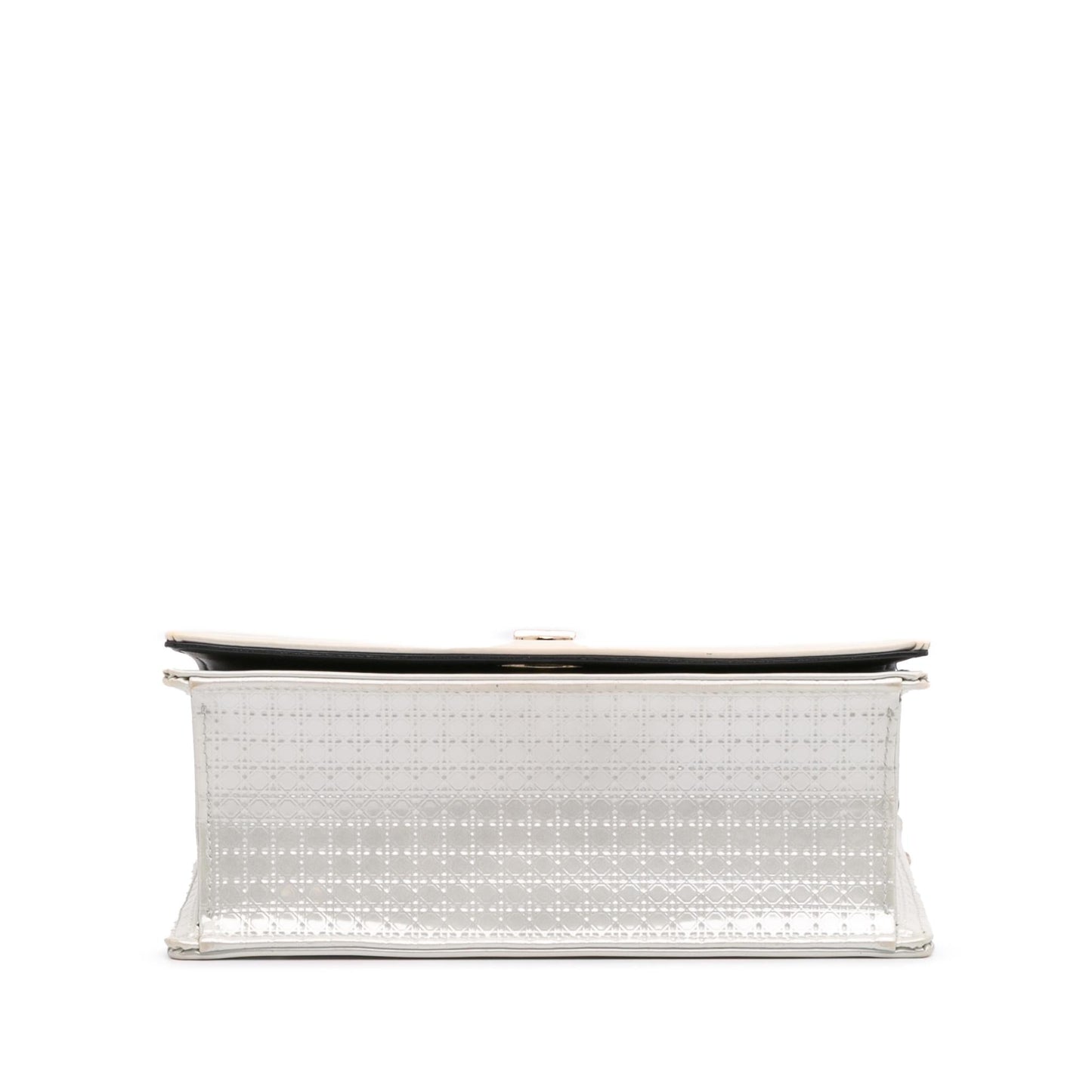 Dior Metallic Microcannage ama Crossbody Bag Patent Small Flap Diorama Flap 1