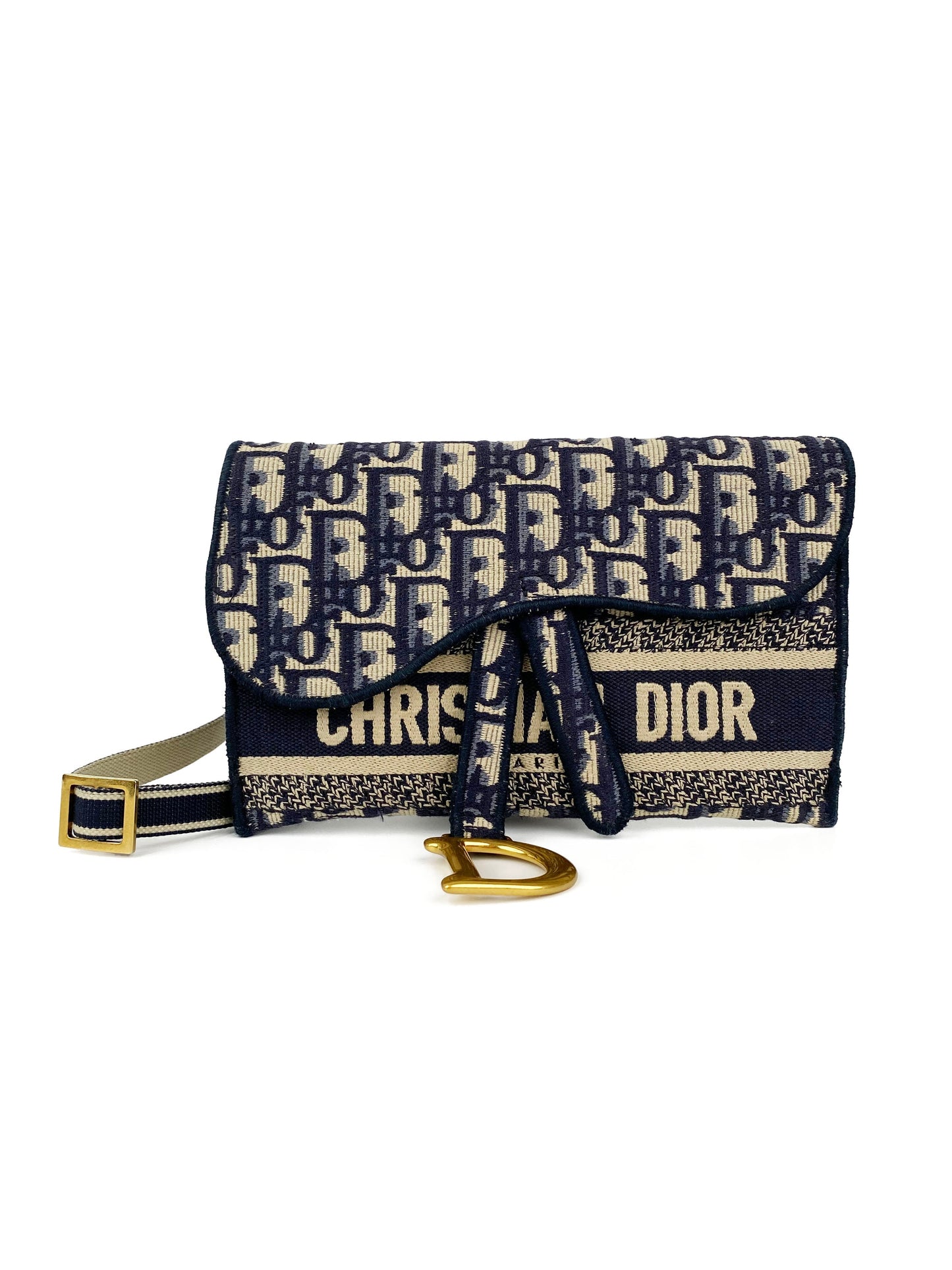 Dior Crossbody Bag Oblique Saddle Slim Pouch
