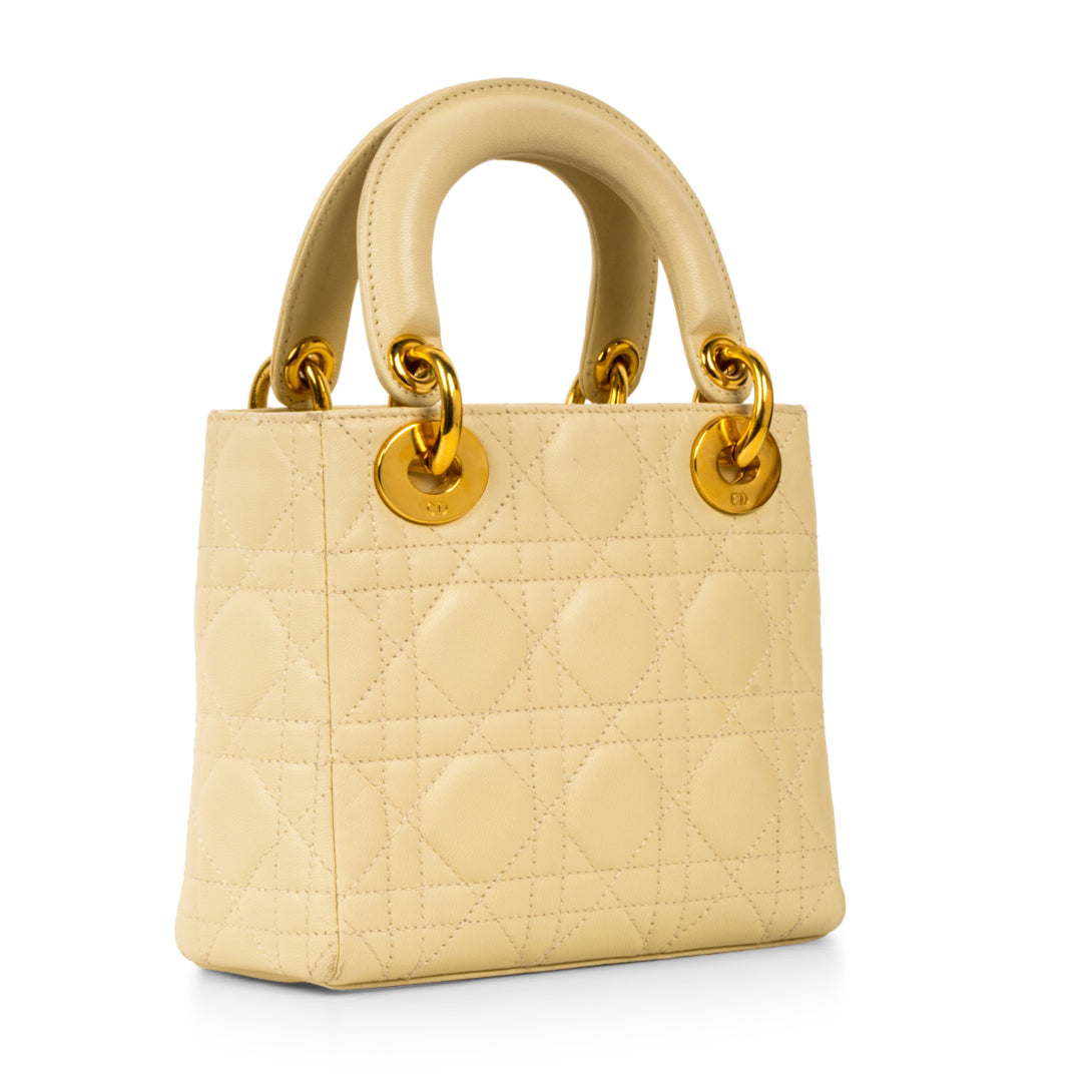 Dior Christian Lady Tote Bag Lambskin Micro