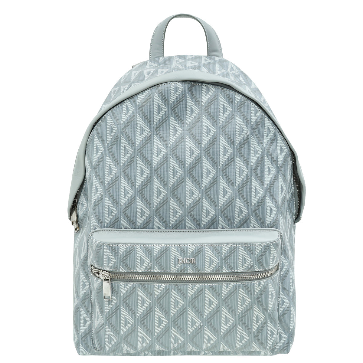 Dior Backpack Christian Grey Rider Zipped Bag Gray