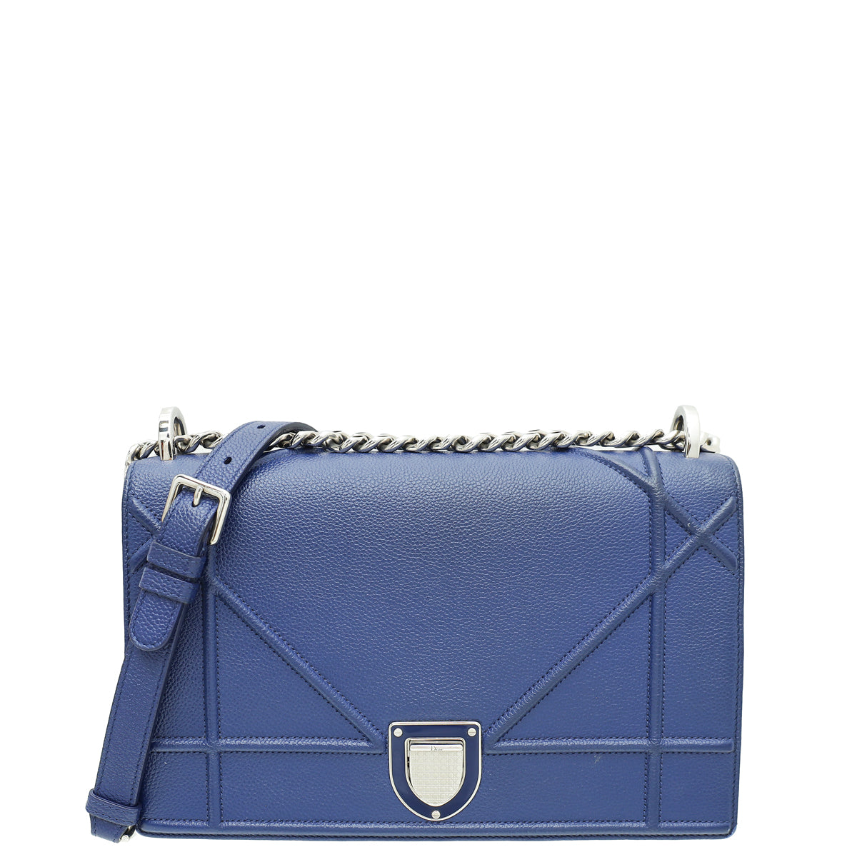 Dior Handbag Christian Royal ama Bag Blue Medium Flap Shoulder Bag