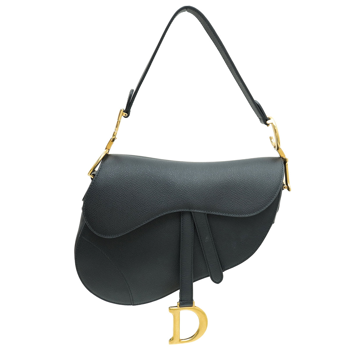 Dior Handbag Christian Saddle Bag Black
