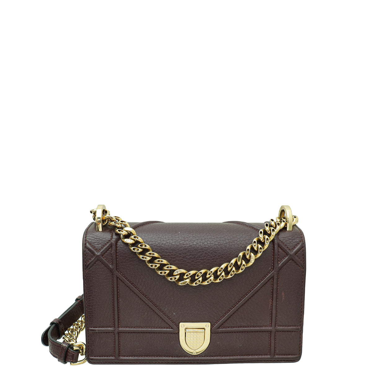 Dior Handbag Christian Burgundy ama Bag Small Shoulder Bag