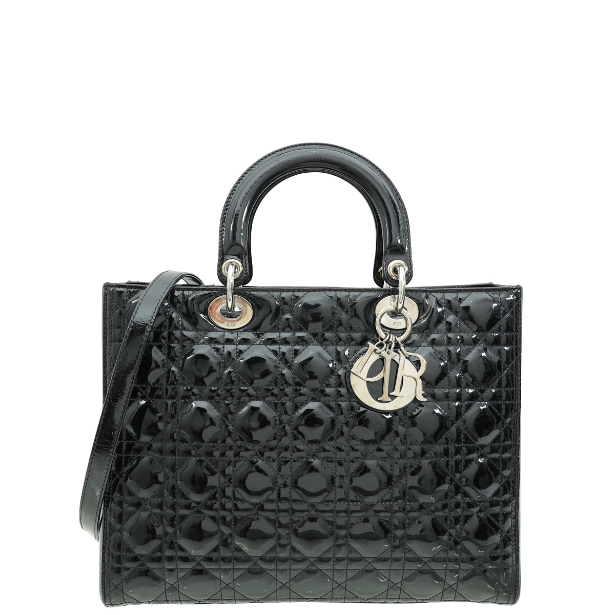 Dior Handbag Christian Lady Bag 12 Black Large Shoulder Bag