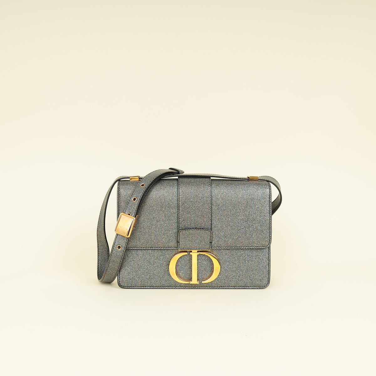 Dior Handbag Christian Grey 30 Montaigne Bag Gray Multicolor Flap Shoulder Bag