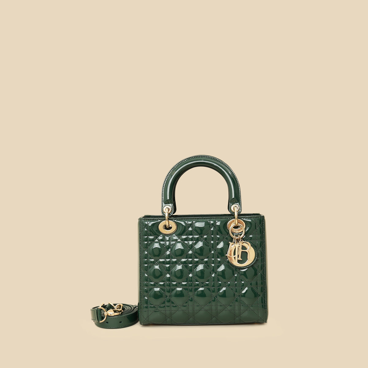 Dior Handbag Christian Forest Lady Bag 2 Green Medium Shoulder Bag