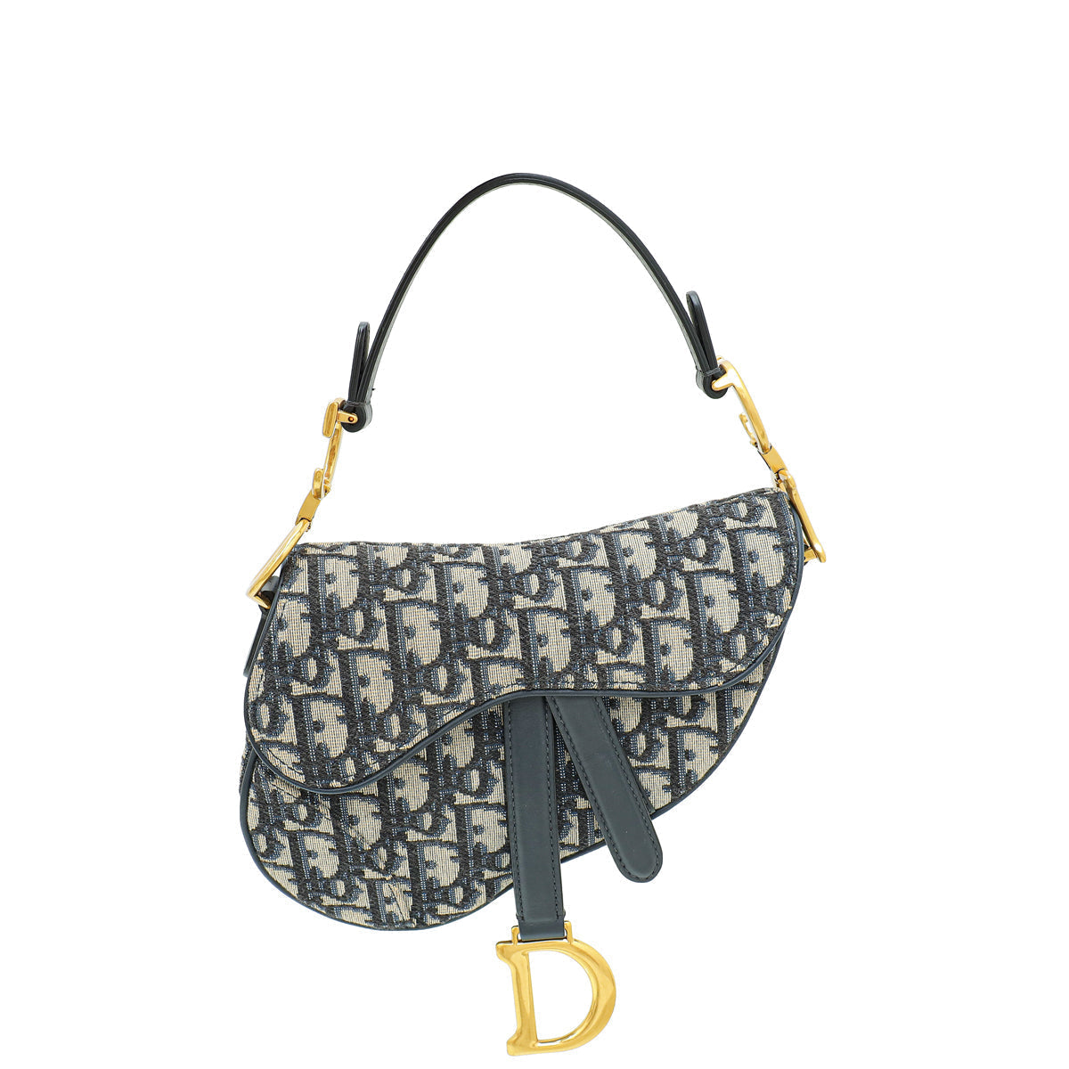 Dior Handbag Christian Oblique Saddle Bag Blue Navy Mini Mini Bag Saddle Mini Bag