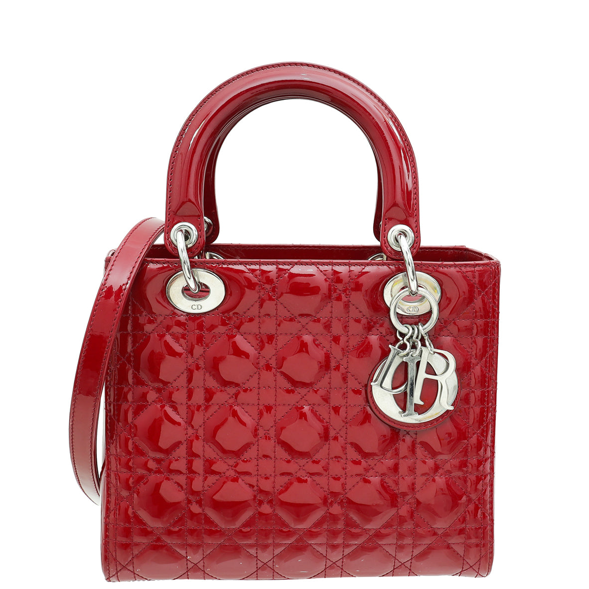 Dior Handbag Christian Lady Bag Red Shoulder Bag