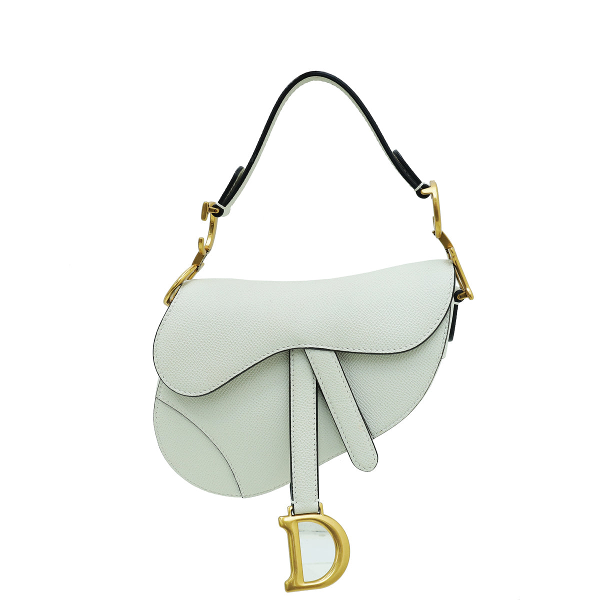 Dior Handbag Christian Bicolor Saddle Bag Mini Mini Bag