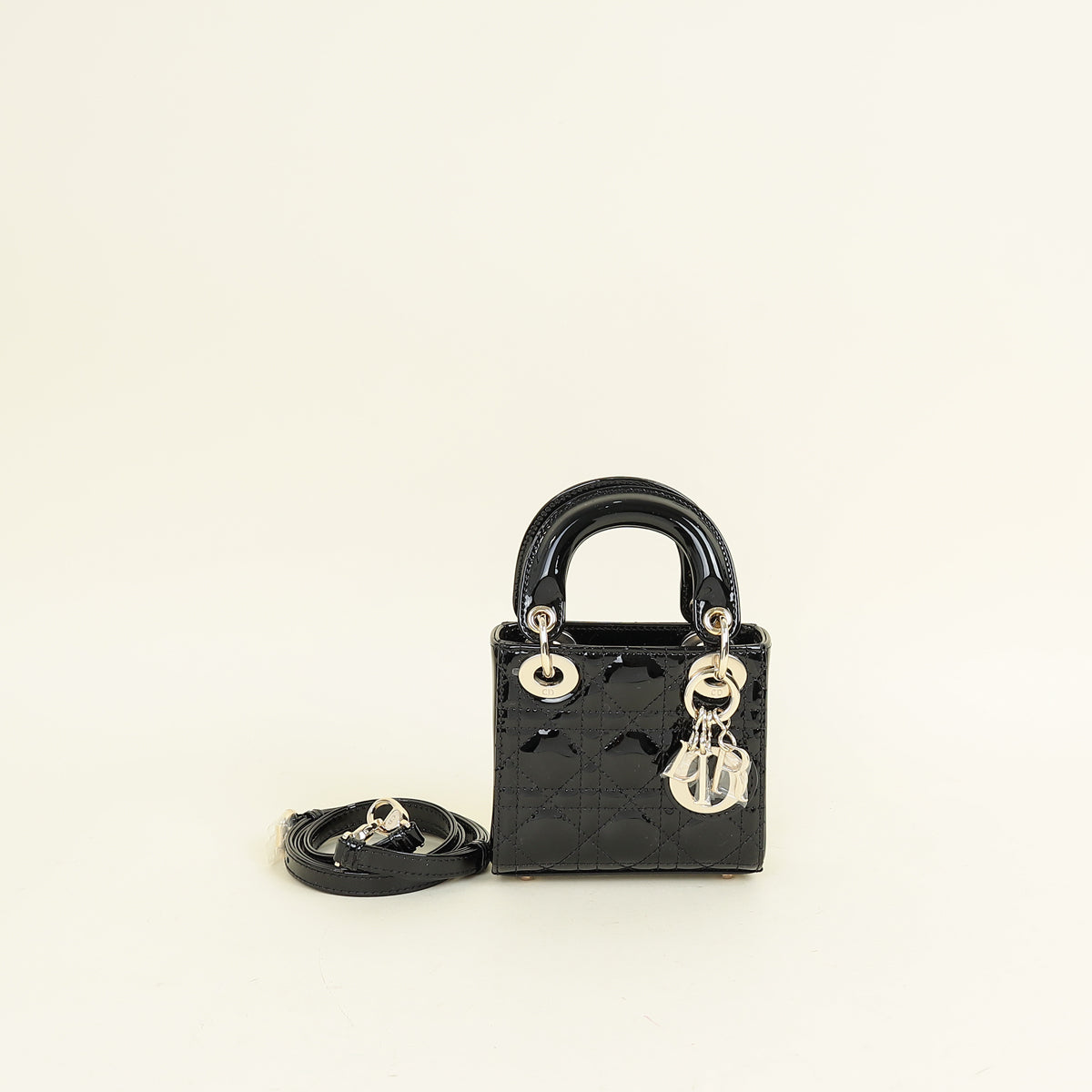 Dior Handbag Christian Lady Bag 2 Black Micro Shoulder Bag