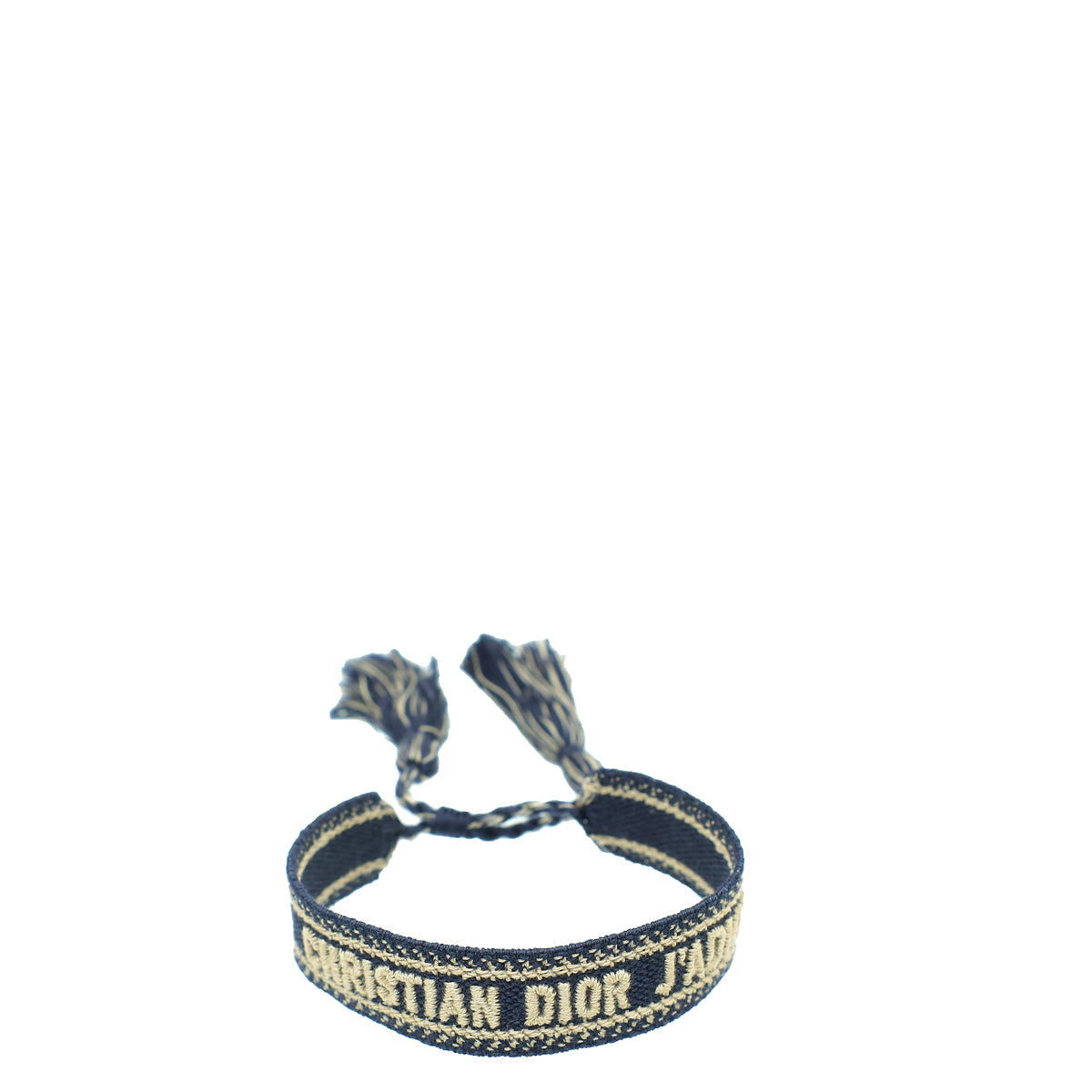 Dior Jewelry Christian J'A Cotton Bracelet Blue
