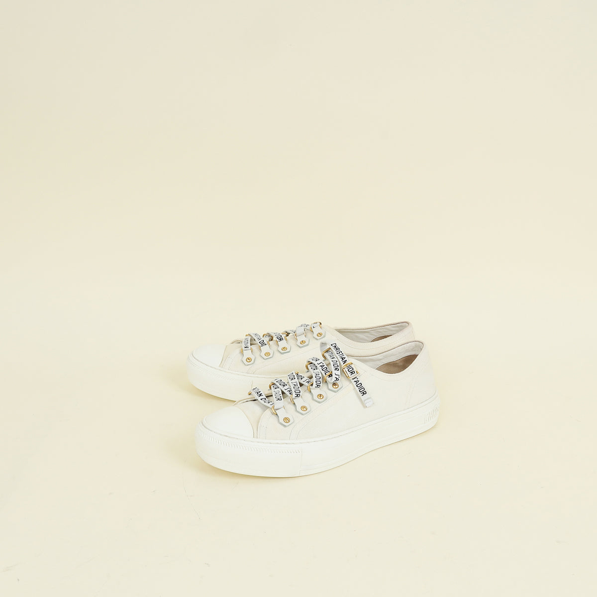 Dior Shoe Christian Milk Walk'n' Low Top Sneaker 37 White Shoes