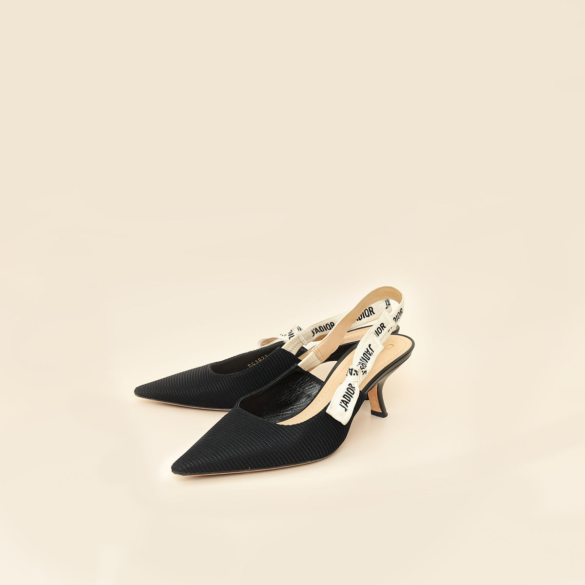 Dior Sling Bag Christian J'A Slingback Pump 40.5 Black Shoes
