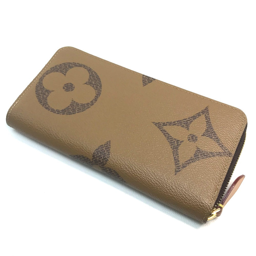 Louis Vuitton Long Purse M67687 reverse Giant Monogram Canvas Brown Wallet Case