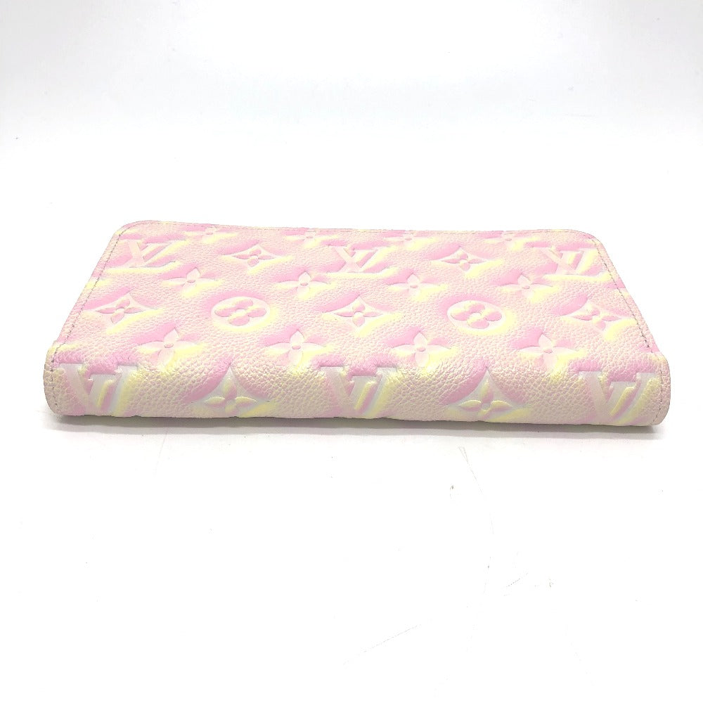 Louis Vuitton Long Purse M81299 Ann Platt Monogram Leather Pink Wallet Case