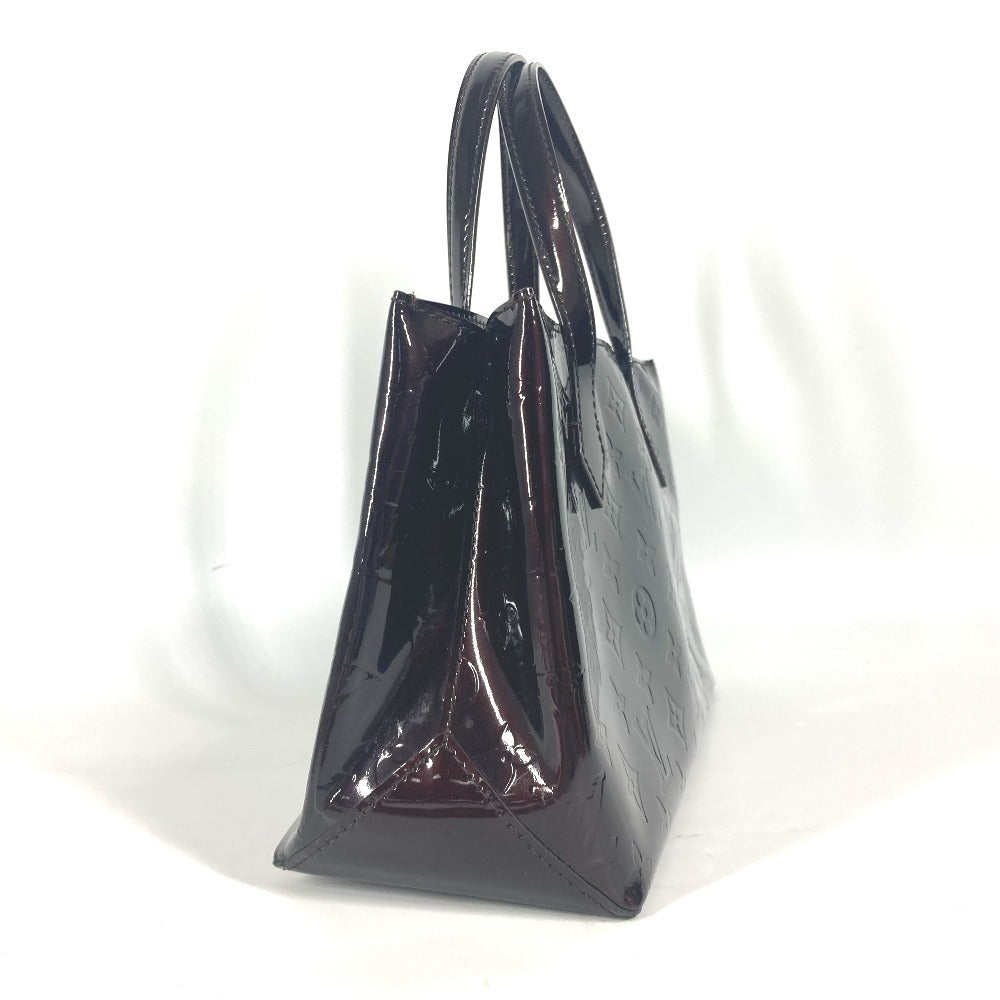 Louis Vuitton M93641 Vernis Purple Vernis Wilshire Monogram Handbag