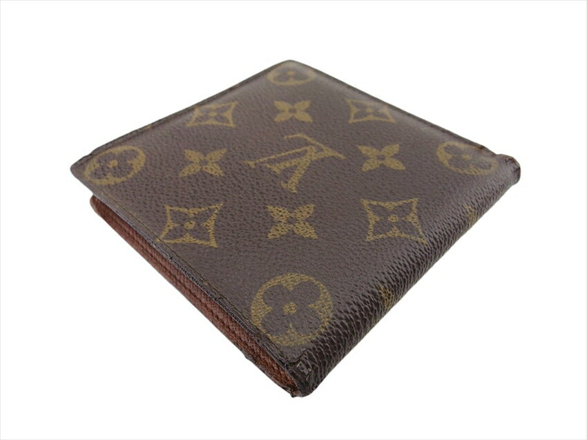 Louis Vuitton Bifold M61675 x Portefeuille・Marco Brown Beige Wallet Case