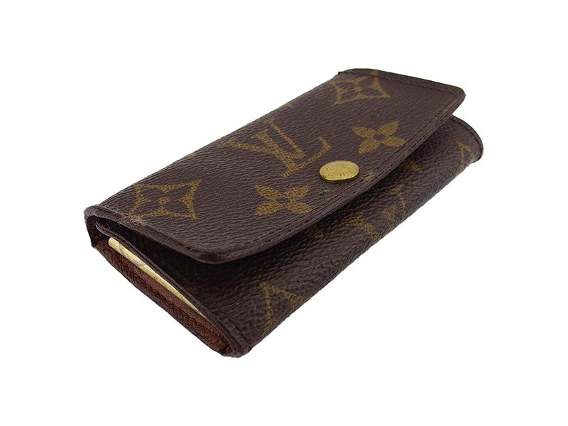 Louis Vuitton Key holder M62631 Multicles4 Brown Beige Gold Key Chain