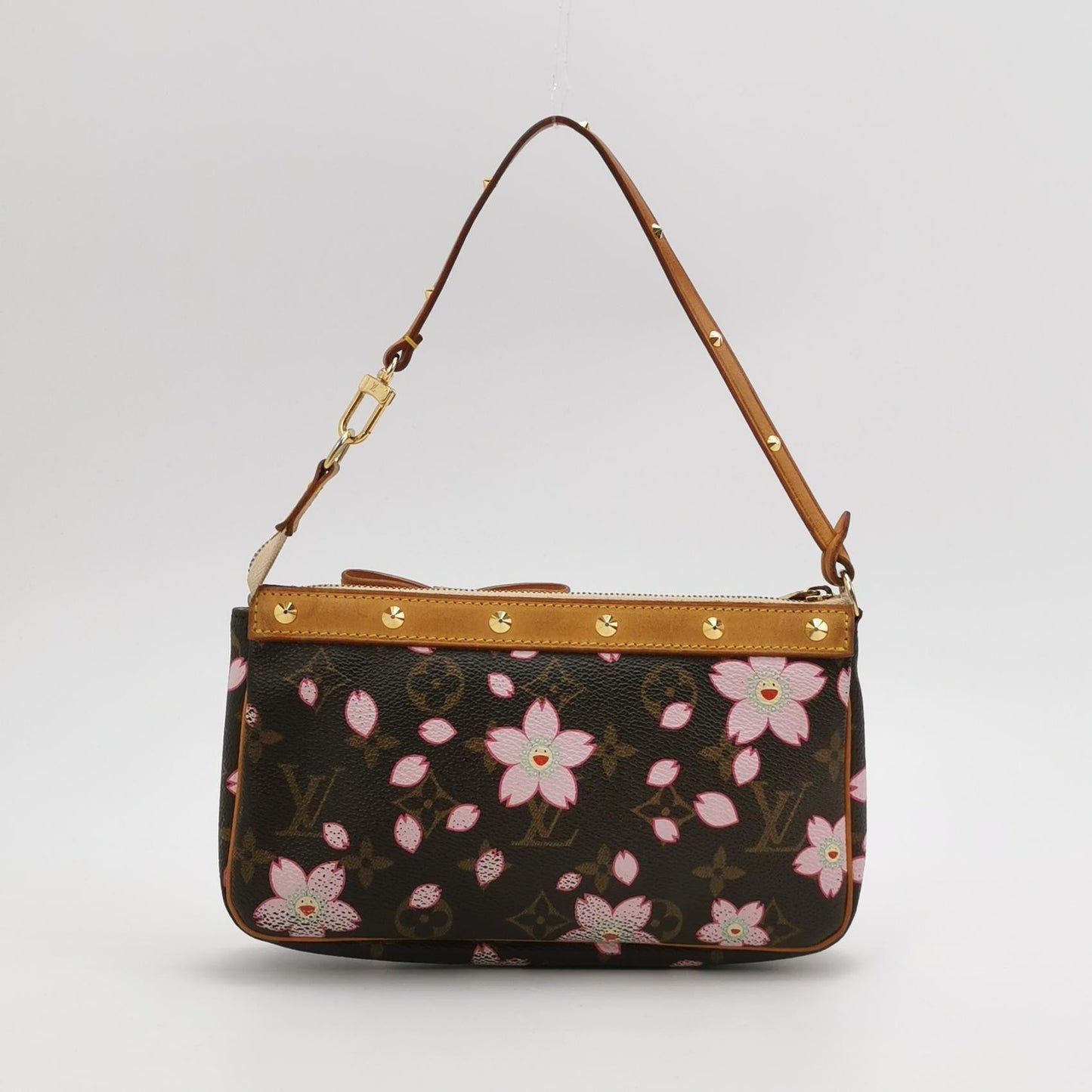 Louis Vuitton x Takashi Murakami Cherry Blossom Pochette Clutch Bag