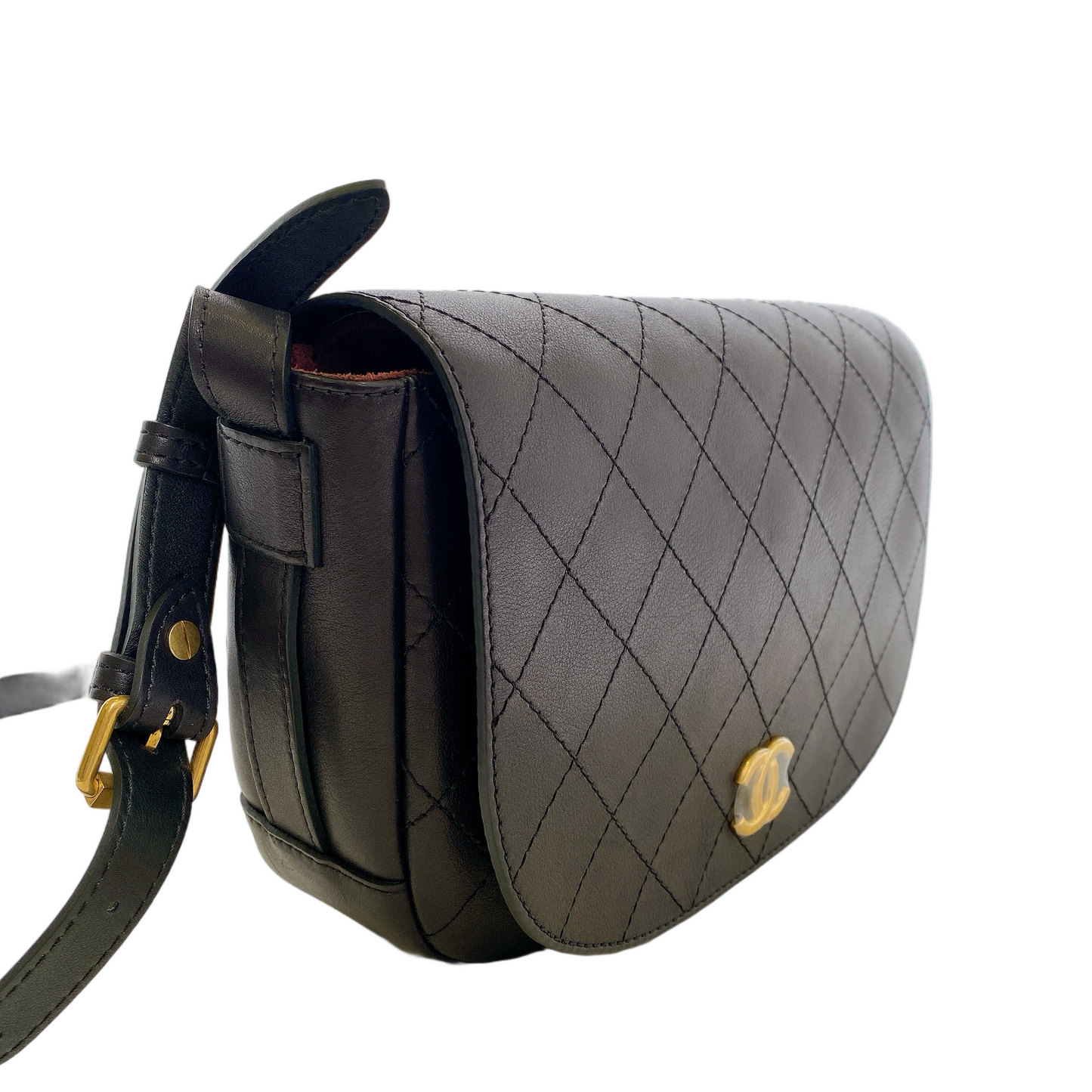 Chanel CC BLACK TYPE MESSENGER