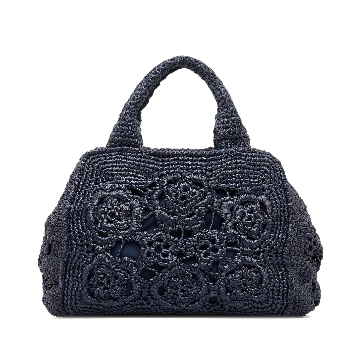 Prada Satchel Raffia Satchel Bag