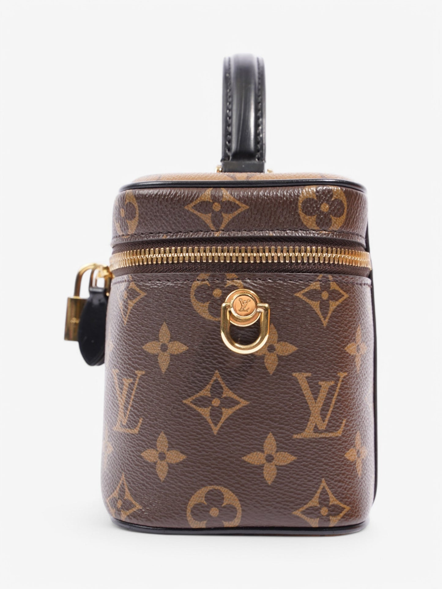 Louis Vuitton Vanity Reverse Coated Monogram Black PM Canvas Coated Canvas Apparel
