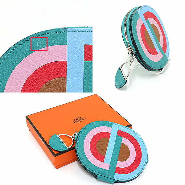 Coin Case Epsom Multicolor Vert Verone In Mini Travel Bag