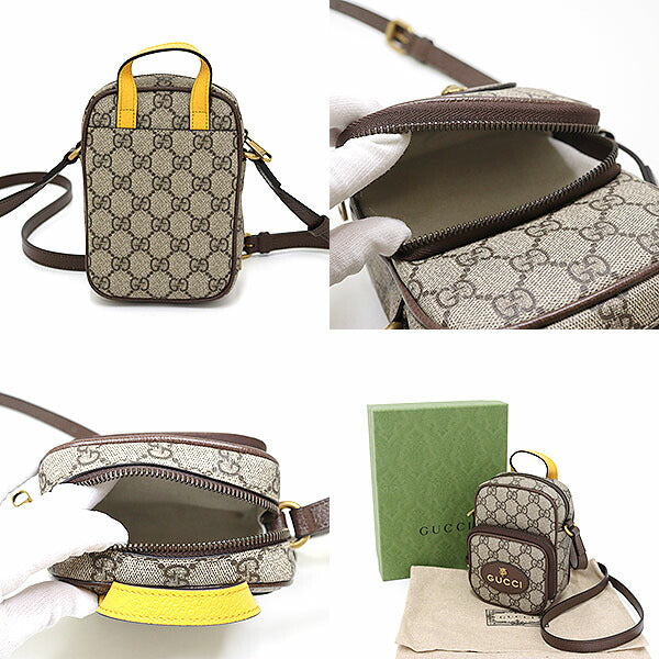 Gucci GG Supreme Neo GG Supreme Canvas Beige Shoulder Bag