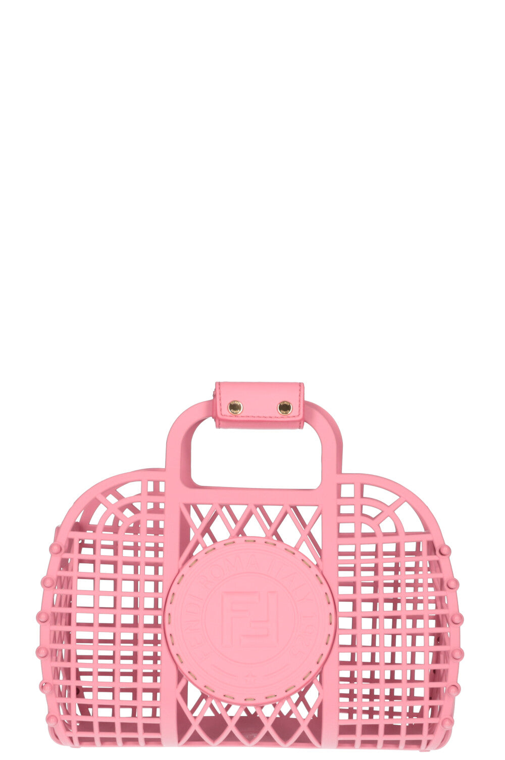 Fendi Recycled Plastik Small Basket Handbag